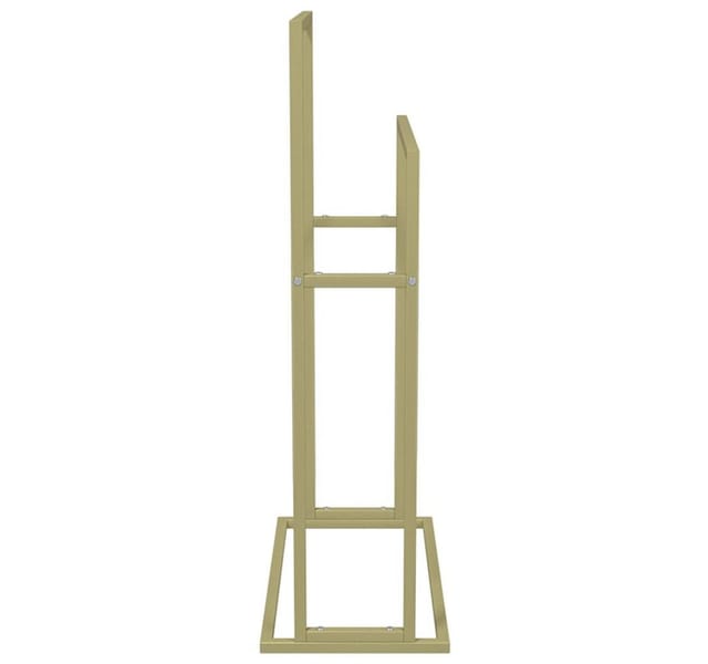 Handtuchständer Gold 48x24x78,5 cm Eisen Vidaxl