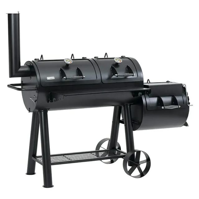 Tepro - Holzkohlegrill Kohlegrill bbq Grill Grillwagen Massiv Smoker Indianapolis