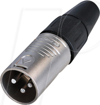 Av RC3M XLR-Steckverbinder Stecker, gerade Polzahl: 3 1 St. - Rean