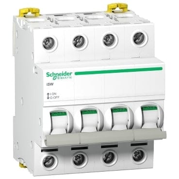Schneider Lasttrennschalter 4P 100A 4 Module A9S65491