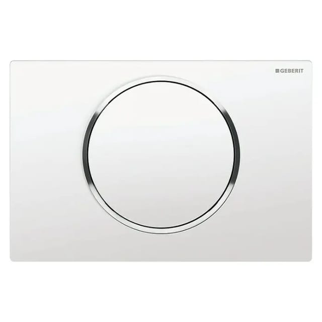 Sigma10 - Betätigungsplatte SIGMA10, weiß / chrom 115.758.KJ.5 - Geberit