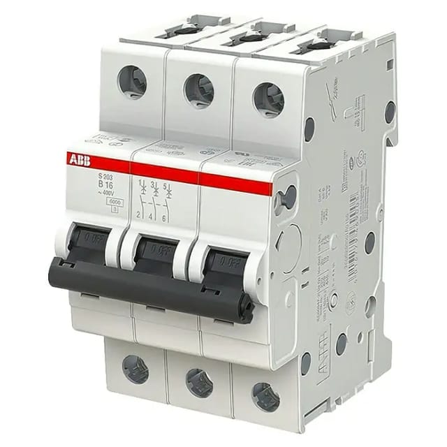 Le Sanitaire - abb 2CDS253001R0165 S203-B16 Leitungsschutzschalter 3polig 16 a