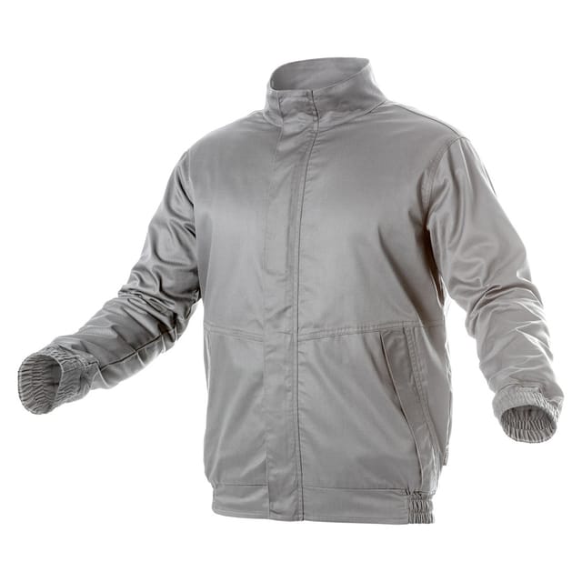 Högert Arbeitsjacke "Fabian" mit Reflektoren in Hellgrau L