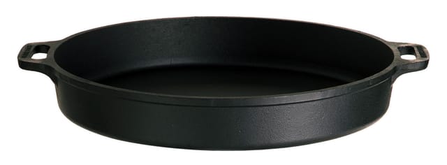 Gusseisenkuss® Gusseisenpfanne mit Griffen Ø 50 cm Gusspfanne Gusseisen