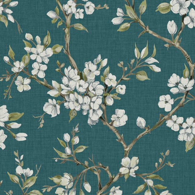 Boutique - eliza teal Vliestapete