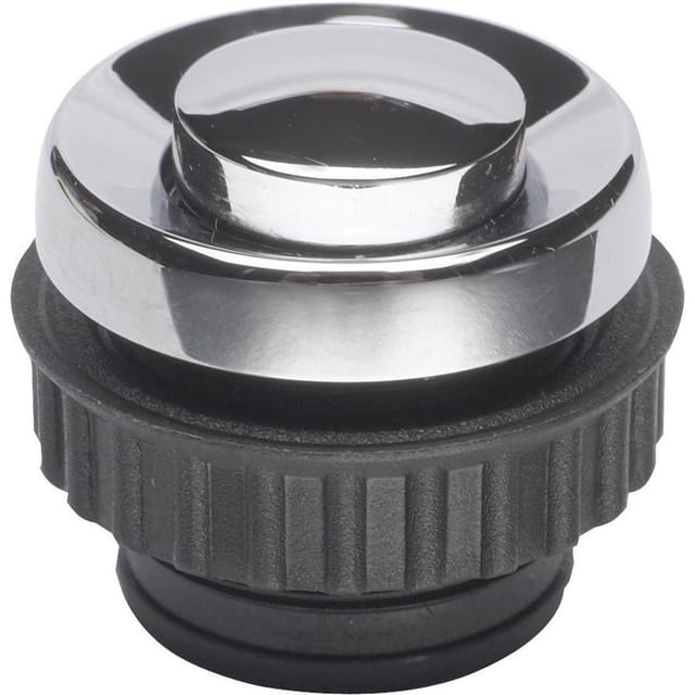 62054 Klingeltaster 1fach Chrom 12 V/1,5 a - Grothe