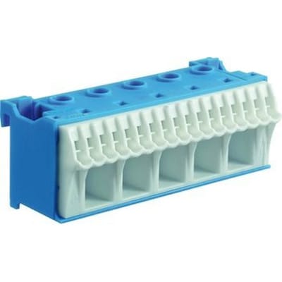Elektrisches Zubehör hager Neutralleiter blau 12 6 cm 63A