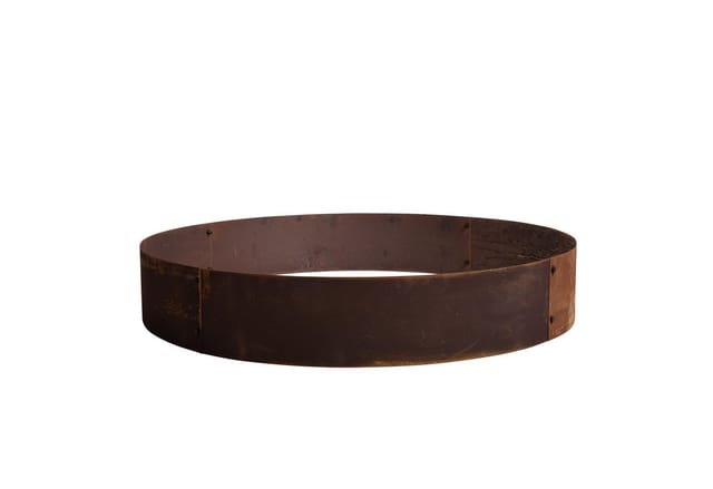 Estexo - Pflanzring Metallring Stahl Hochbeet 120 cm Pflanzgefäß Pflanzkübel Rost Ring