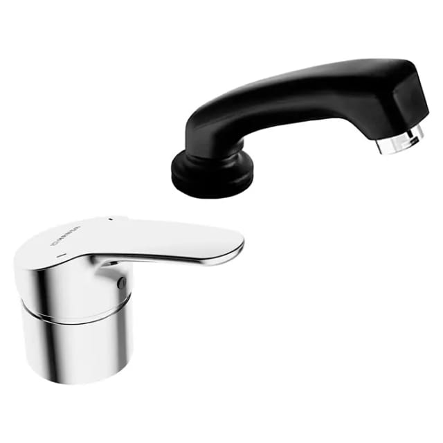 Hansa - mix Einhebelmischer, Friseurarmatur, Ausziehbrause,