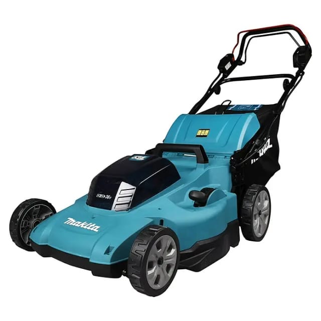 Makita - Akku-Rasenmäher 2x18V, 53 cm, 70 l, Akku, Ladegerät, Zubehör