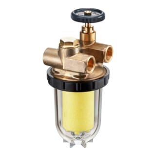 Oventrop - Oilpur z a Heizölfilter-Zweistrang dn 10 3/8' Innengewinde, Edelstahl 100-150um