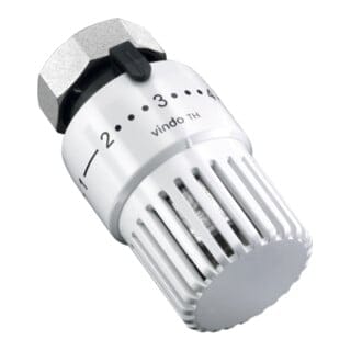 Vindo th Thermostat, 7-28 Grad c, Skala 0-5 mit Nullstellung, Flüssigfühler, Weiß - Oventrop