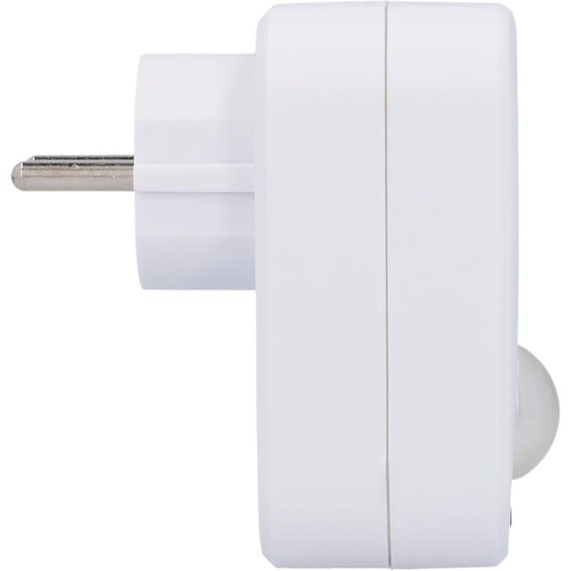 Unitec Zwischenstecker Dämmerungssensor weiss Steckdose