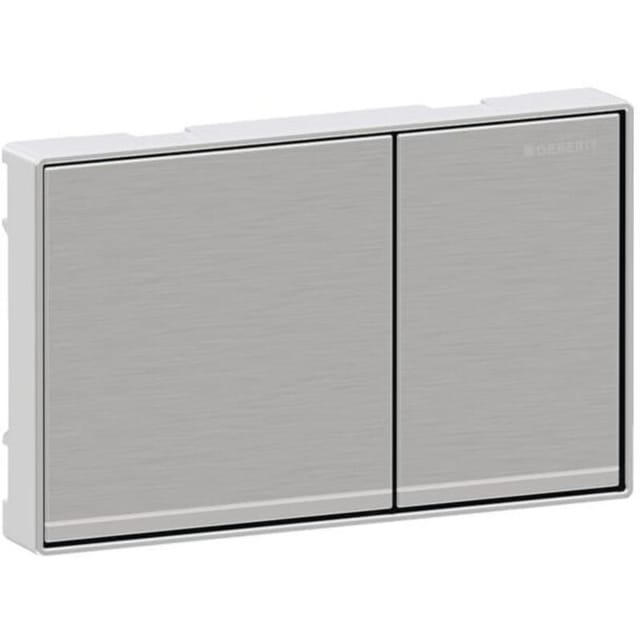 Geberit Omega60 - Betätigungsplatte OMEGA60, chrom gebürstet 115.081.GH.1