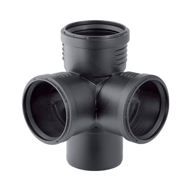 Silent-PP Eckabzweig 87,5 Grad Außendurchmesser 110mm - Geberit