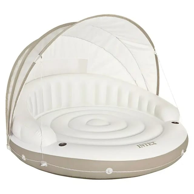 Lounge ø 199 cm Canopy Island aus 0,45 mm starkem Vinyl - Intex