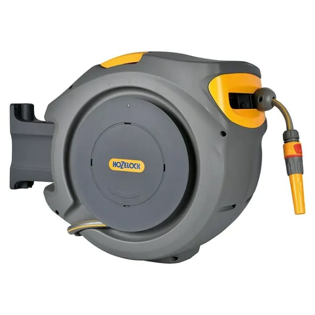 Hozelock - Auto Reel 20 2401 0000 20 m 1 St. Grau, Gelb Gartenschlauchaufroller