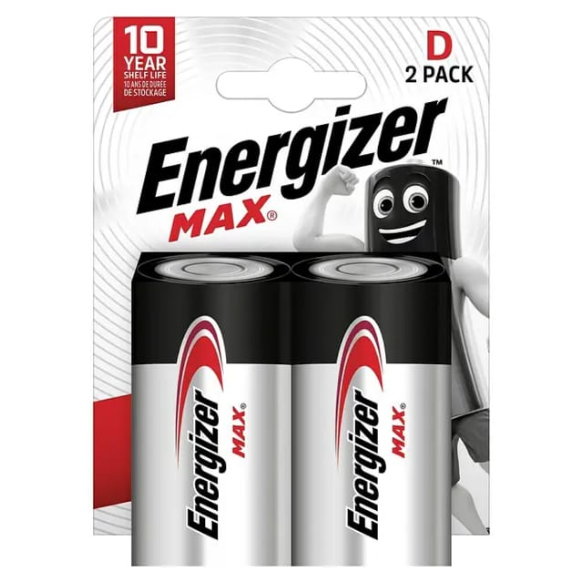 Energizer - Max LR20 Mono (D)-Batterie Alkali-Mangan 1.5 v 2 St.