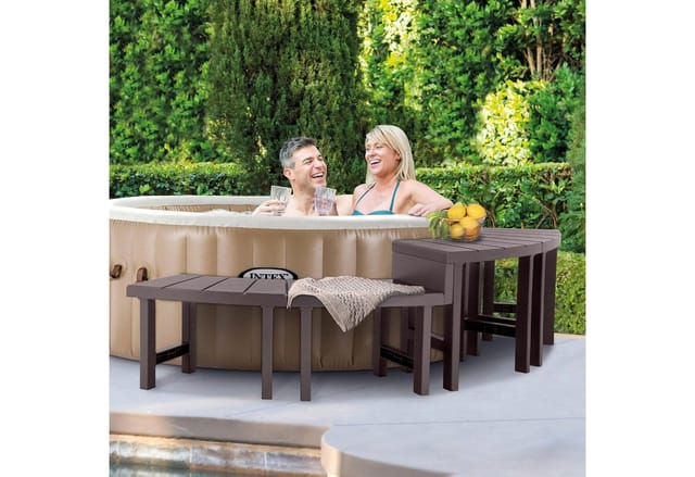 Intex - Whirlpool Beistelltische PureSpa für 4-Personen-Whirlpools je 2 Stück