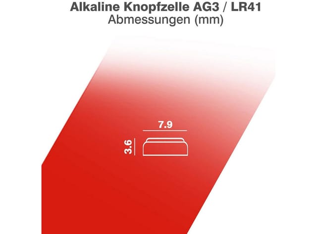 Knopfzelle AG3, 10 St. - Camelion
