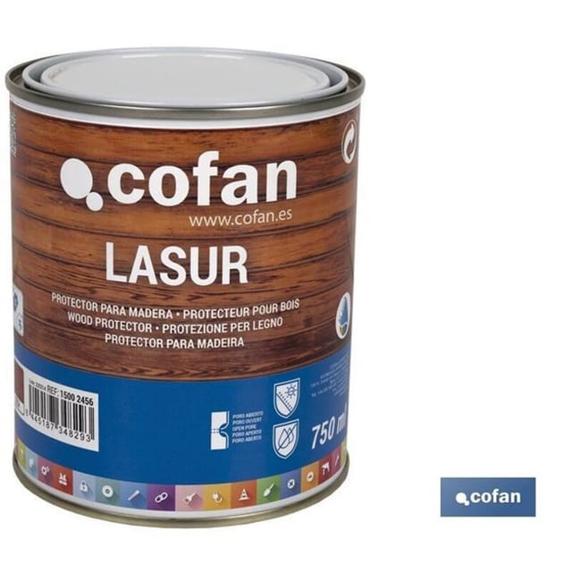 Lasur Wasserschutz für mattes Teakholz 750 ml