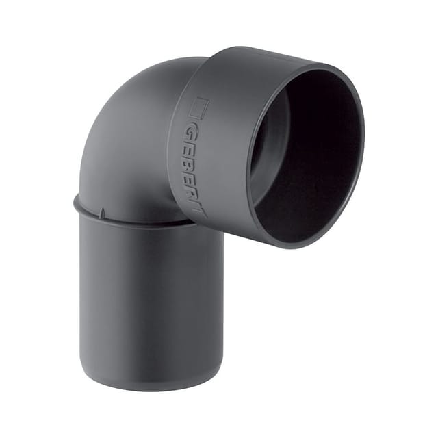 Geberit Silent-PP Anschlussbogen 90 Grad Außendurchmesser Außendurchmesser 50mm, d1 58mm