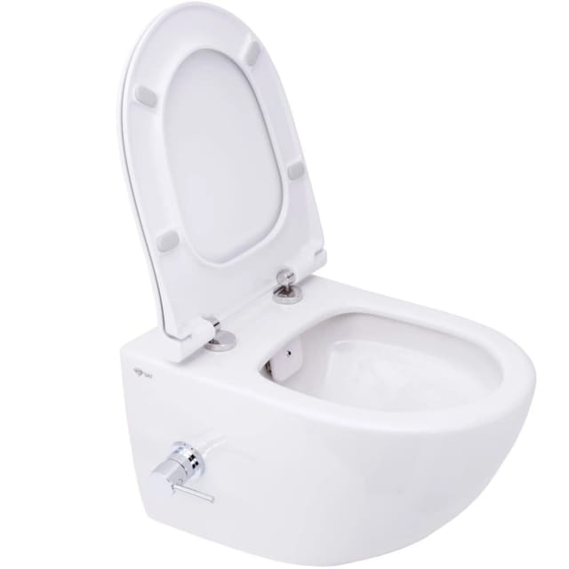 Infinitio Rimless wc mit thermostatischer Bidetfunktion + Softclose-Sitz (SATINF011RREXPBFCT) - Swiss Aqua Technologies