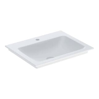 Keramag - Geberit one Möbelwaschtisch Abgang vertikal, 60x14x48cm,