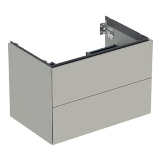 Geberit - one Waschtischunterschrank, 2 Schubladen, 74x50,4x47cm,