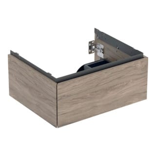 Keramag - Geberit one Waschtischunterschrank, 1 Schublade, 592x266x470mm,