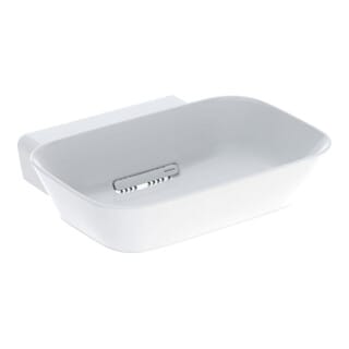 Keramag - Geberit one Aufsatzwaschtisch Schalenform, Abgang horizontal,