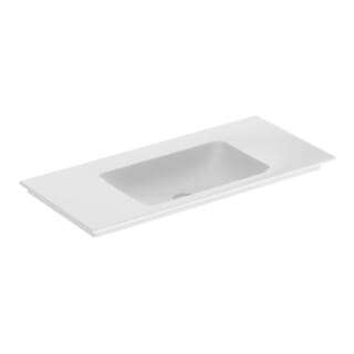 Geberit one Möbelwaschtisch Abgang vertikal, 105x14x48cm,