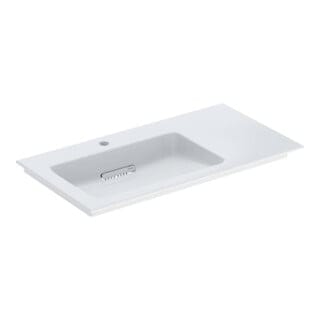 Geberit one Möbelwaschtisch Abgang horizontal, Ablagefläche