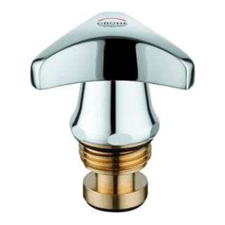 Trecorn-Oberteil 1/2', chrom, Markierung rot - Grohe