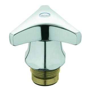 Oberteil 11104 mit Trecorn Griff Markierung blau 3/4'' chrom - Grohe