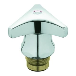 Oberteil 11105 mit Trecorn Griff Markierung rot 3/4'' chrom - Grohe
