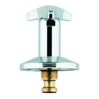 Oberteil 11501 für UP-Ventile Trecorn Griff Markierung blau 1/2Zoll chrom
