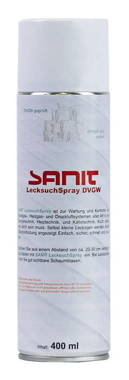 Lecksuchspray, Dose 400 ml dvgw gepfrüft