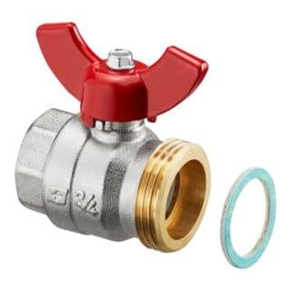 Kugelhahn 1'' für Edelstahlverteiler 1406384 - Oventrop