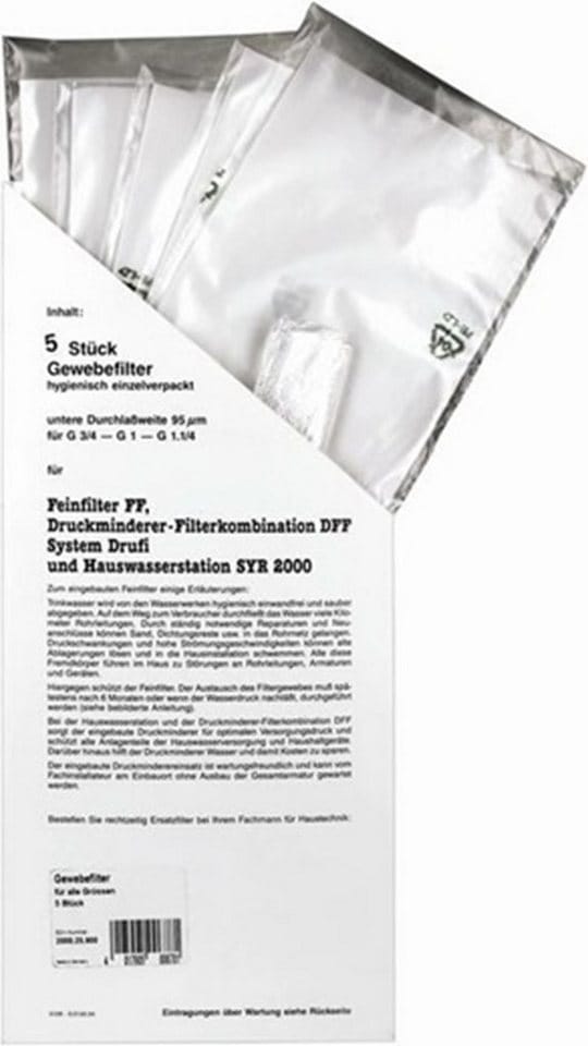 5x Gewebefilter 2000 95µm Filtergewebe für Feinfilter ff /ff+ und dff / dff+ 2000.25.900 - SYR