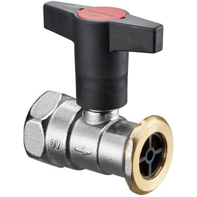 Oventrop - Pumpenkugelhahn mit Rückschlagklappe ''Optibal p'' dn 25 1'' ig x g 1 1/2'' 1078171