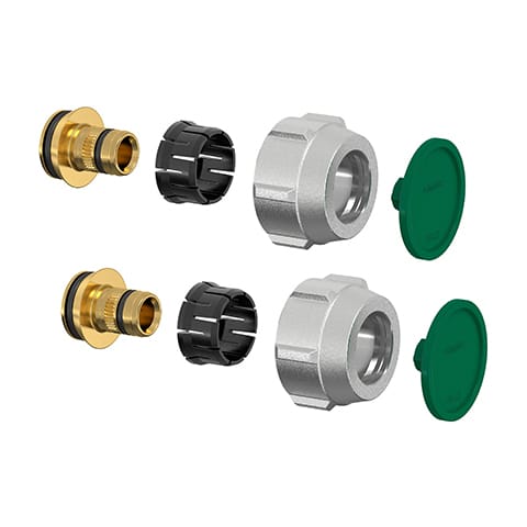 Simplex - Klemmverschraubung 1 Paar 3/4''x17/2 für Kst. und Metallverbundrohr F11407