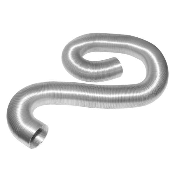Sanundo - Flexibles Alu-Rohr Lüftungsrohr ø 80mm , gestaucht Compact 2-lagig 5 Meter lang