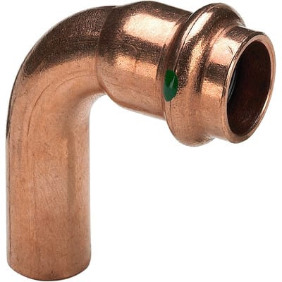 Viega - Profipress-Bogen ø 22mm 90° i/a mit SC-Contur Modell 2416 Kupfer 291679