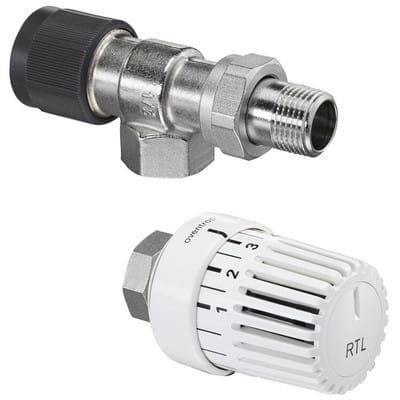 Rücklauftemperaturbegrenzer 1/2'' Rücklauf Axialventil Uni rtlh mit Kopf 1028364 - Oventrop