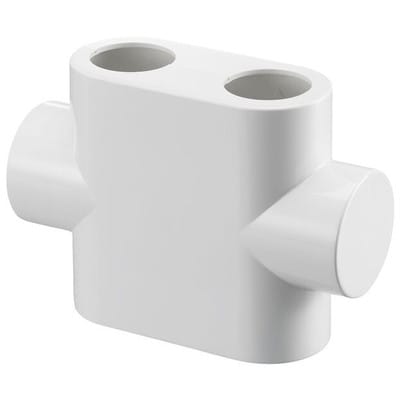 Oventrop - Designabdeckung Durchgangsform weiß, für Multiblock t 1184095
