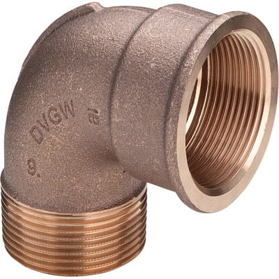 Viega Bogen 90 Grad 3092 in R1 1/4 x Rp1 1/4 Rotguss