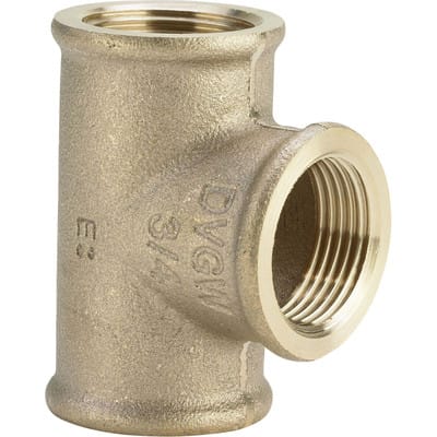 Viega T-Stück 3130 in Rp3/4 Rotguss