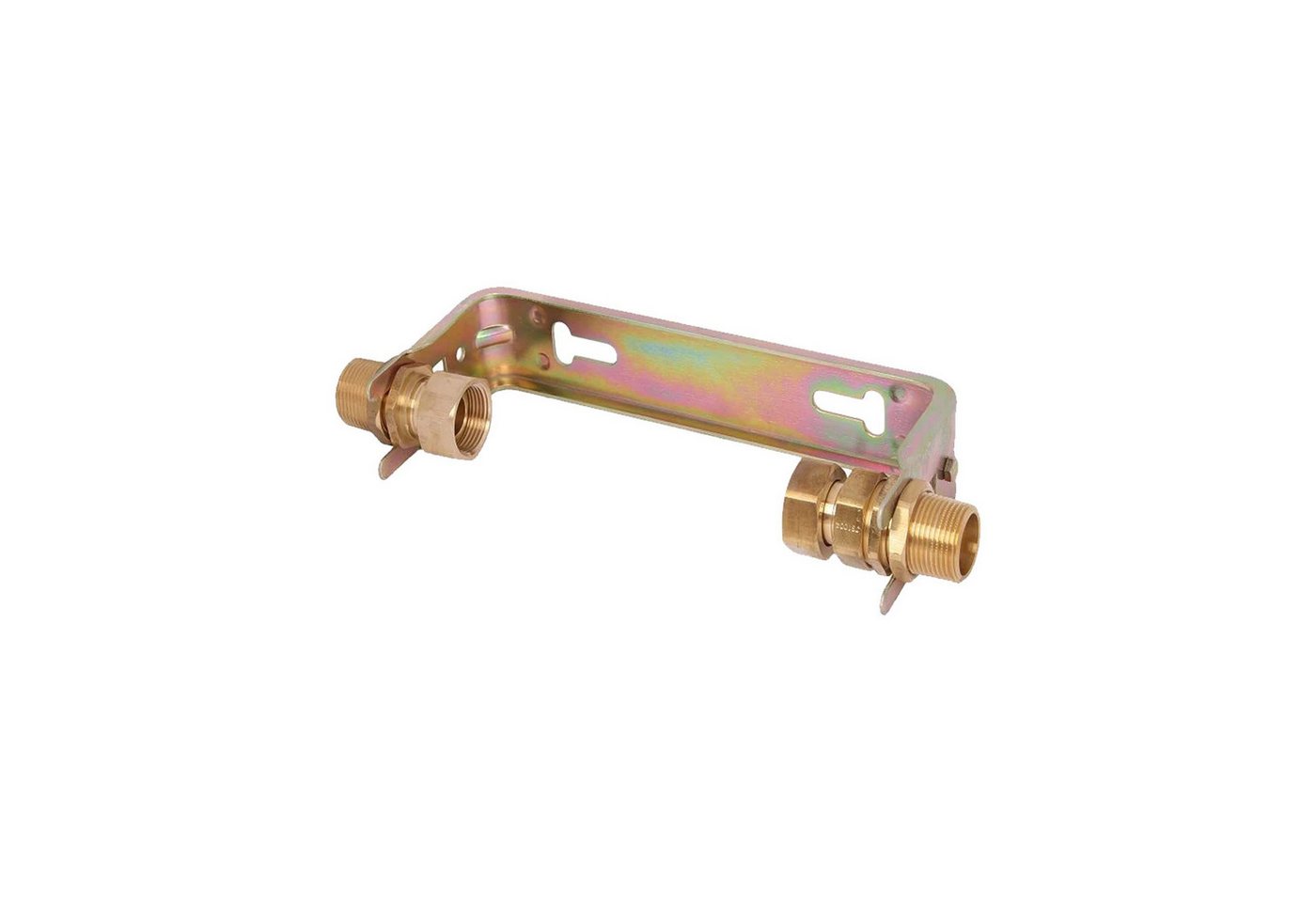 Schlösser Armaturen - Wasserzählereinbaugarnitur fester Wandabstand 1'' mit Verschraubungsteilen ohne Ventile qn 2,5 Bild 4