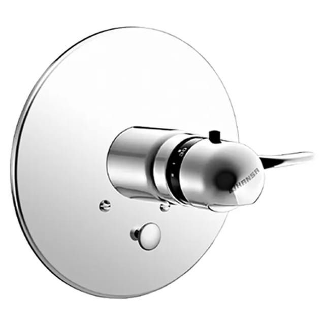 Fertigmontageset mix 0862 für Thermostat mit integr. Absperrung chrom - Hansa